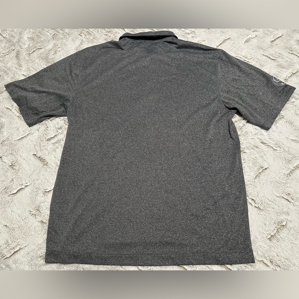 Nike Golf Men's Dri Fit Heather Gray Sport Polo Shirt - Picture 13 of 14